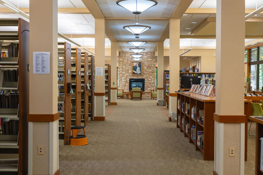 Kathleen Clay Edwards Library near HARMON Jefferson Village